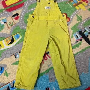 OshKosh Green lemon overall toddler boy